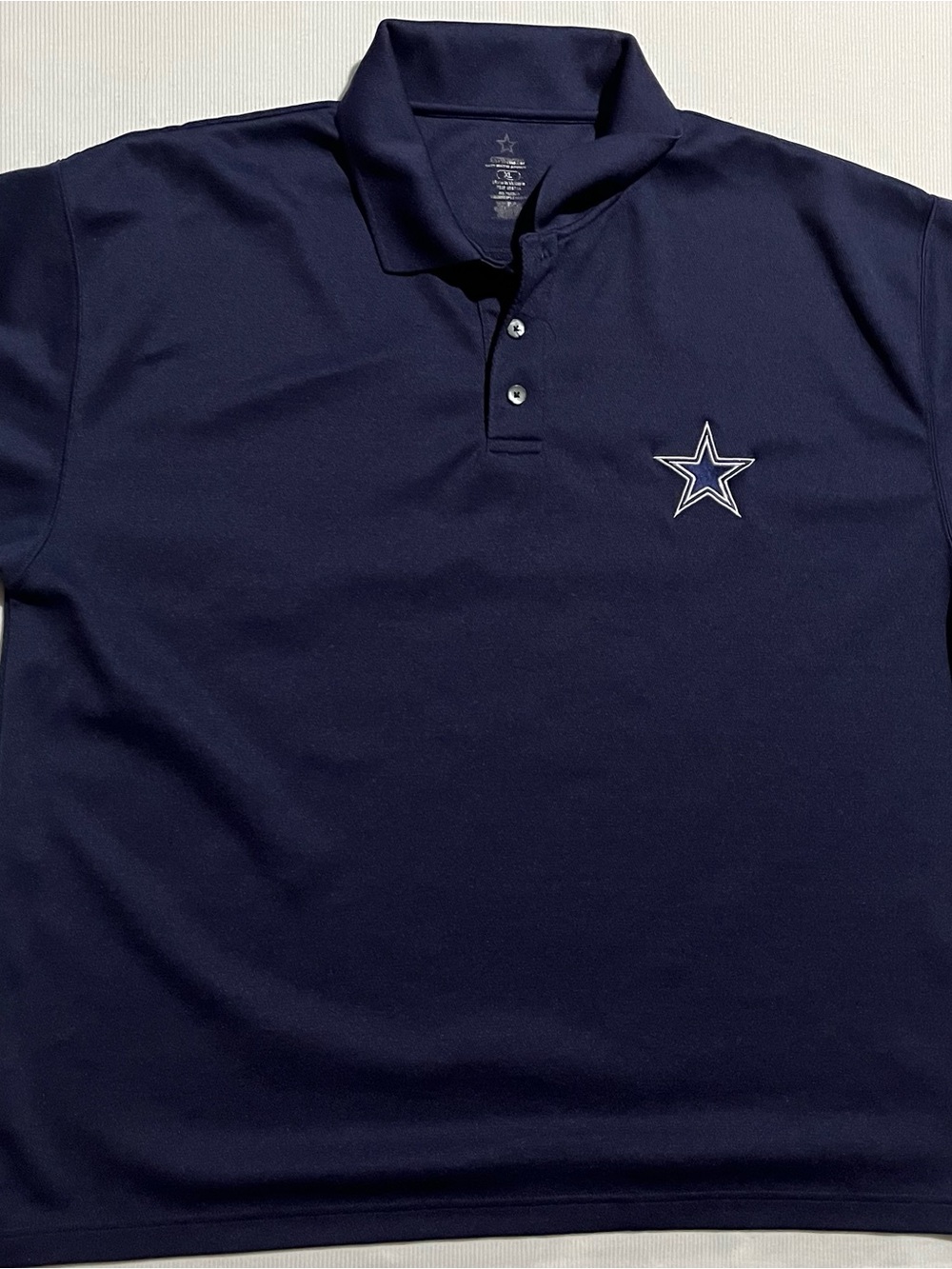 Dallas Cowboys Apparel Men's Navy w/Star Logo Polo Shirt Size XL